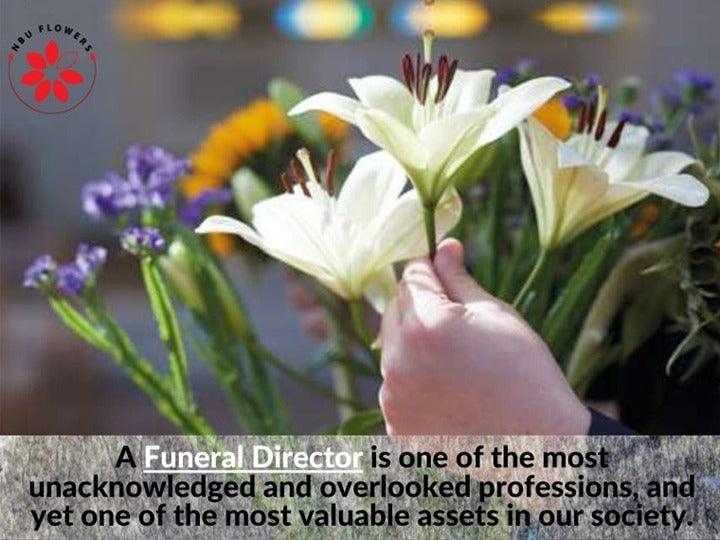 arrange funeral flowers