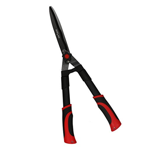 FLORA GUARD Hedge Shears-23 Inches in Length - Carbon Steel Blades with Soft Handle - NbuFlowers