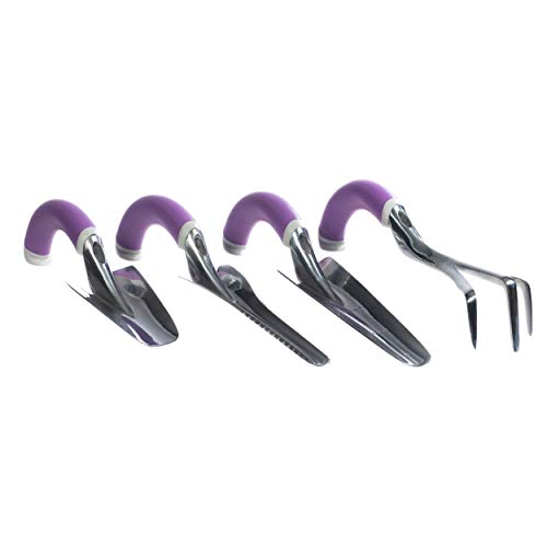 Radius Garden, NRG4 Set Purple, NRG4 Set Purple Ergonomic Garden Hand Tool Set, Purple - NbuFlowers