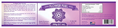 Flower Fuel 1-34-32, 250g - Super Premium Bloom Booster Fertilizer - NbuFlowers