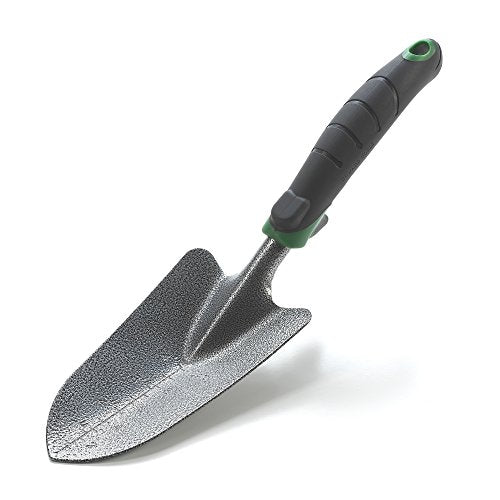Edward Tools Garden Trowel - Heavy Duty Carbon Steel Garden Hand Shovel with Ergonomic Grip - Stronger Than Stainless Steel - Depth Marker Measurements for More consistent Planting - NbuFlowers