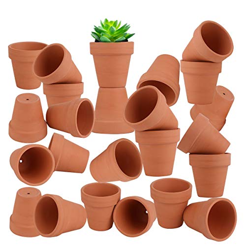 Terracotta Flower Pots 24 pieces